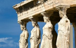Caryatides Athens Acropolis